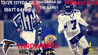 The First Playoff Game of Micheal Vick Career | Throwback Highlights 01.02.2003