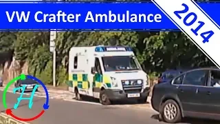 Volkswagen Crafter Ambulance responding with lights and sirens - 30.5.2015