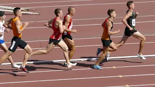 бег 1500 метров мужчины - лёгкая атлетика Челябинск 2020