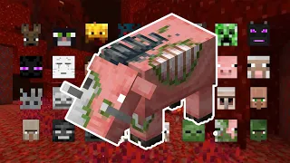 ZOGLIN VS ALL MOBS | MINECRAFT