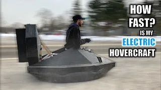 How Fast Does My 12000W DIY Electric Hovercraft Go?