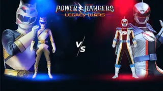 Wild Force Silver Merrick VS Operation Overdrive Silver Tyzonn | Power Rangers Legacy Wars