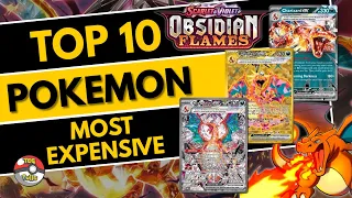 TOP 10 Most Expensive Pokemon Cards in Obsidian Flames