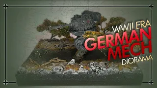 🎖️Alt. History WW2 Pt 1: German Mech Diorama Build