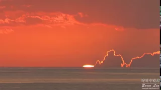 Sunrise Green Flash at Taiwan