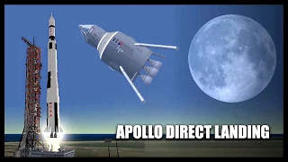 Apollo direct landing - Orbiter Space Flight Simulator 2010
