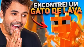 ENCONTRAMOS UM GATINHO FEITO DE FOGO!!!!! 🔥 - MINECRAFT S02 #53