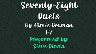 78 Duets for Flute and Clarinet No. 1-7 by Himie Voxman