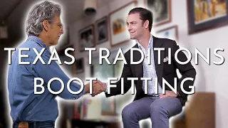Cowboy Boot Fitting | Texas Traditions Handmade Boots | Lee Miller