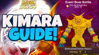 The Kimara Event Boss is Back, Here's How I Beat Him! | 7DS Grand Cross