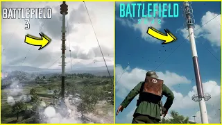 Battlefield 2042 Portal All Maps Direct Comparison ( Battlefield 1942 ,Bad Company & Battlefield 3 )