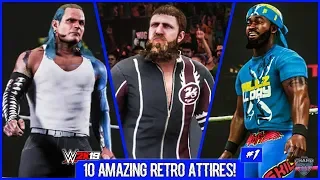WWE 2K19 - 10 Amazing Retro Attires Part 1 ft. Kofi Kingston, Seth Rollins & More!