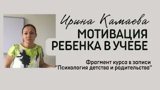 Ирина Камаева. Почему социальная мотивация в учебе поначалу лучше, чем познавательная