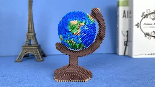 Artkal Perler Beads DIY 3D Globe Pattern