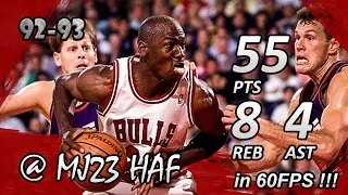 Michael Jordan Finals Career High Highlights 1993 Finals G4 vs Suns - 55pts! (HD 720p 60fps)