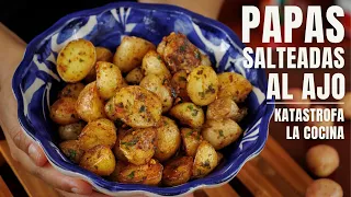 Papas salteadas, la forma mas fácil y deliciosa de preparar papas al ajo