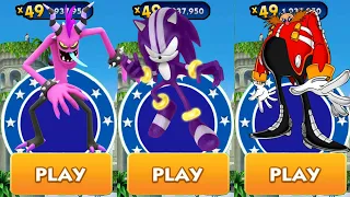 Sonic Dash - Darkspine vs All Bosses Zazz Eggman All 67 Characters Unlocked Gameplay