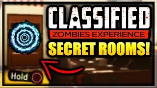 "CLASSIFIED" ALL SECRET ROOMS/AREAS FOUND! (Black Ops 4 Zombies FIVE Remake Secret Rooms & Areas)