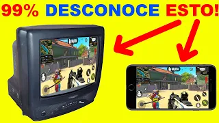 Conecta tu celular con cualquier televisor sin cables con simple truco!