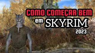 SKYRIM - COMO COMEÇAR BEM EM SKYRIM 2024 | THE ELDER SCROLLS V #skyrim #gameplay