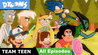 Team Teen: Cartoon Heroes Unite | Every Episode So Far | 30 Min. Cartoon Crossover!