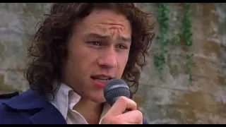 Heath Ledger - Can't Take My Eyes Off You ( 10 Things I Hate About You Movie )