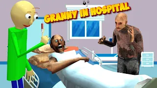 Granny And Grandpa, Baldi in Hospital in Real Life Funny Horror Animation Granny