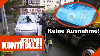 Falschparker abgeschleppt! KEINE Ausnahme mit Behindertenausweis! |2/2| Kabel Eins Achtung Kontrolle