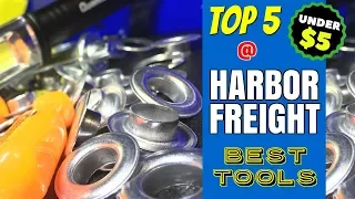 TOP 5 BEST HARBOR FREIGHT TOOLS!! (UNDER $5)