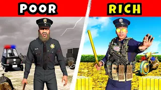 POOR to RICH COP in GTA 5!