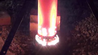 Basic waste oil burner without blower