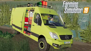 FS19 - Mercedes-Benz Sprinter Service Car OFFROAD EDITION - Farming Simulator 2019 Car Mod