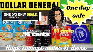 Dollar General Coupon Haul | one day sale items under $1