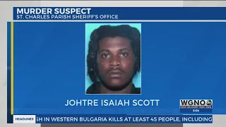 Suspect wanted in St. Charles Parish mass shooting investigation