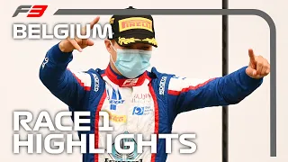 F3 Race 1 Highlights | 2020 Belgian Grand Prix