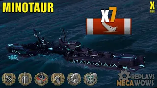 Minotaur 7 Kills & 197k Damage | World of Warships Gameplay