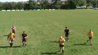Rugby Drills - Passing - 3v2 Draw and Pass