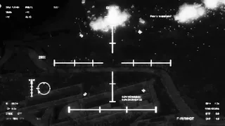 AC-130 destroys a Taliban outpost.