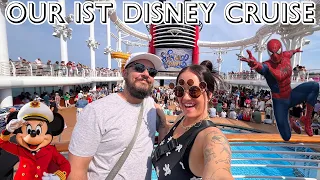Our FIRST Disney Cruise On THE WISH | $3,000 Oceanview Suite & Dining At Worlds Of Marvel!