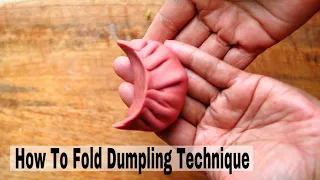 How to Fold Dumpling Technique | Gyoza