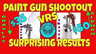 paint gun shootout gravity verses conventional siphon feed