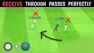 Receive Through Passes Perfectly Without Losing Speed⚡Tutorial🔥E-football 2024 ||Goalzilla