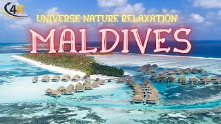 The Maldives in 4K drone | Honeymoon Resort - Universe Nature Relaxation