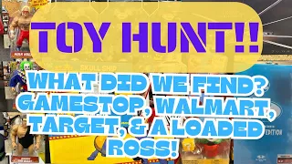 Toy Hunt! GameStop, Walmart, Target, & Some ROSS Action! Awesome Finds!! #toys #ross #toyhunt