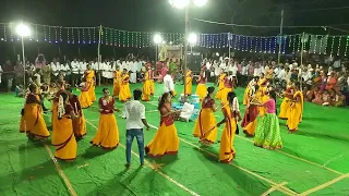 Andari banduvaya song kolatam in my village thirunala💃🥳🎈🥢👍