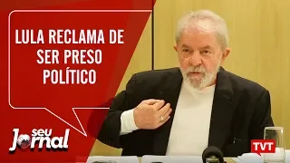 Em entrevista, Lula reclama de ser preso político