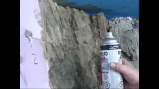 Carving Foam Rocks 2