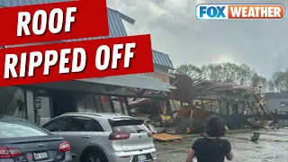 Portage, MI Tornado Tears Through Barbershop While Customers, Stylist Shelter Inside