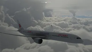 4K Ultra Settings, Live Weather - China Eastern Boeing 787 Dreamliner (Shanghai - Dubai) - MSFS 2020