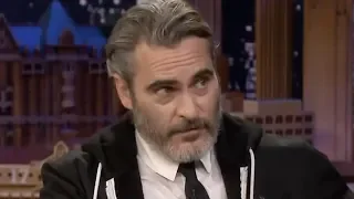 Joaquin Phoenix and Jimmy Fallon Awkward Psychopathic Interview